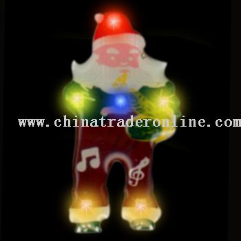 Christmas Series flashing pin from China